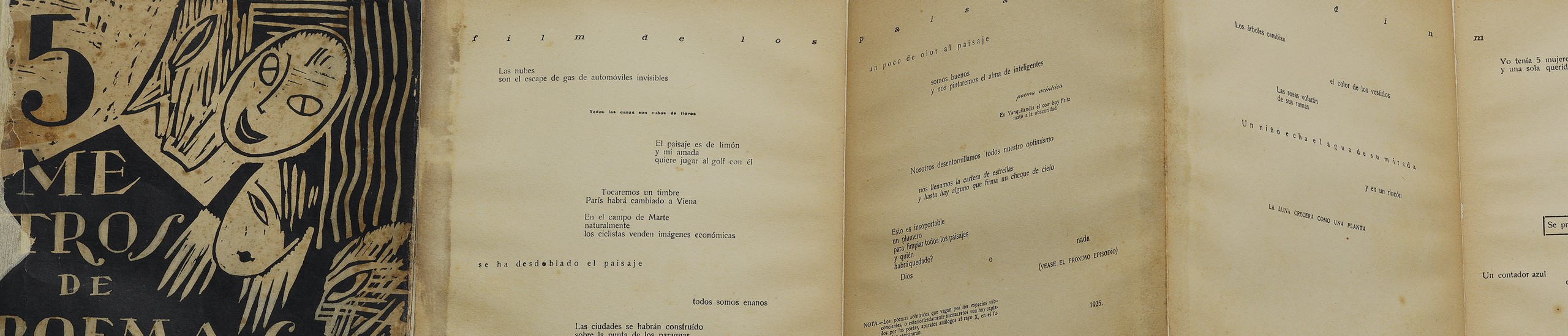 Carlos Oquendo de Amat: <i>5 metros de poemas</i>, 1927