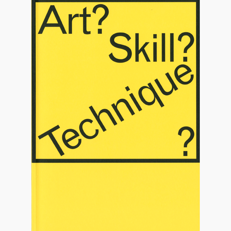 Art?, Skill?, Technique?